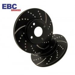 EBC Turbo Groove Black Brake Discs Front