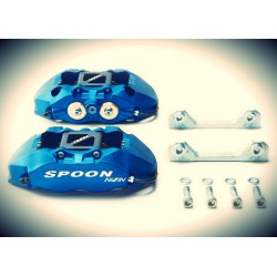 SPOON Twin-Block, 4 Kolben Bremssattel Set Honda EG EK DB DC2