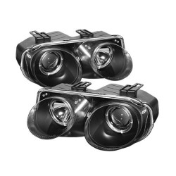 Integra DC2 98-01 Black Headlights LHD