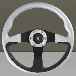 Nardi Challenge Lenkrad - Silver Leather