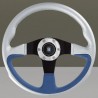 Nardi Challenge Lenkrad - Blue Perforated Leather