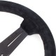 Nardi Classic Steering Wheel - Suede with Black Spokes 330-360mm