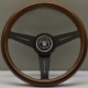 Nardi Classic Lenkrad - Wood with Black Spokes