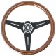 Nardi Classic Lenkrad - Wood with Black Spokes