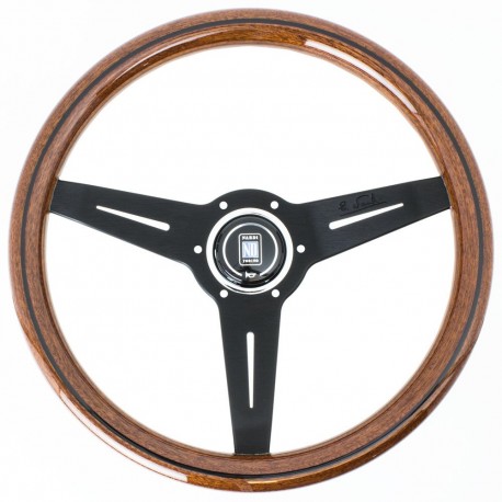 Nardi Classic Steering Wheel - Wood with Black Spokes