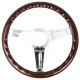 Nardi Classic Lenkrad - Wood with Polished Spokes