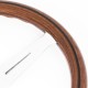 Nardi Classic Steering Wheel - Wood with Satin Spokes
