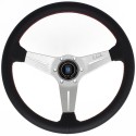 Nardi Deep Corn Steering Wheel - Perforated Leather with Satin Spokes