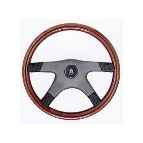 Nardi Gara 4/4 Steering Wheel - Wood with Anthracite Centre - 365mm