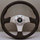 Nardi ND1 Steering Wheel - Leather with Satin Spokes - 350mm 