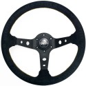 T&E Vertex JDM Steering Wheel - King of Vertex Suede