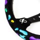 T&E Vertex JDM Steering Wheel - Leopard Ring