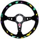 T&E Vertex JDM Steering Wheel - Leopard Ring