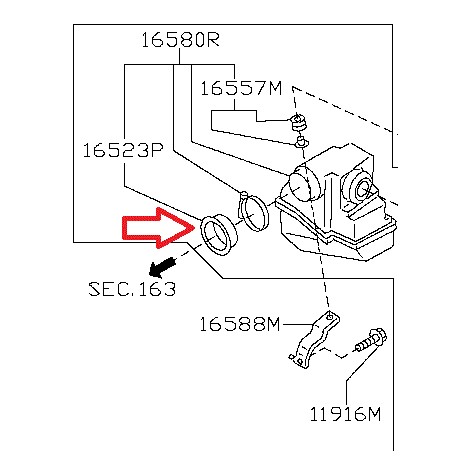 Nissan Skyline RB20 RB25 INSULATOR AIR DUCT