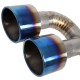 Nissan R35 GTR 3" Titanium Y-Pipe Back Exhaust System