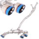 Nissan R35 GTR 3.5" Valvetronic Exhaust System With 5" Tailpipes