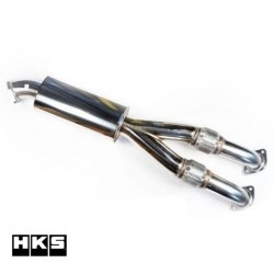 HKS Center Pipe Y-Pipe Mit Silencer Nissan GT-R R35