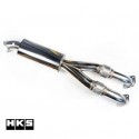 HKS Center Pipe Y-Pipe With Silencer Nissan GT-R R35