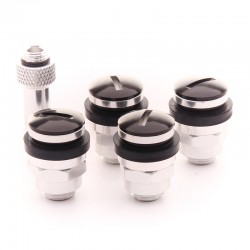 Aluminum Flat Air Valves Set Japan Racing