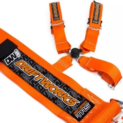 4 Punkt Orange Driftworks Ultimate 3" FIA Gurt