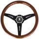 Nardi Classic Lenkrad - Wood with Black Spokes