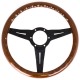 Nardi Classic Lenkrad - Wood with Black Spokes