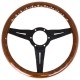 Nardi Classic Steering Wheel - Wood with Black Spokes
