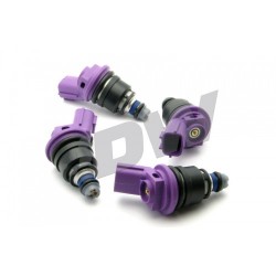 DeatschWerks 740cc Set of 4 740cc Side Feed Injectors Nissan G20/SR20 240SX/200SX/SR20DET/KA24DE 91-98