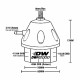 Deatschwerks DWR2000 "High Volume" E85 Benzindruckregler