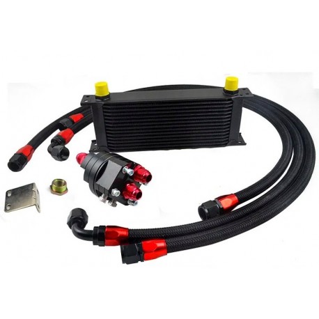 Universal Oil Cooler & Relocation Kit AN10 7 to 15 Row