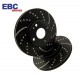 EBC Turbo Groove Black Brake Discs Front