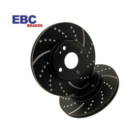 EBC Turbo Groove Black Brake Discs Front